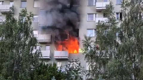 Pożar w Rzeszowie 