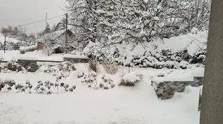 Atak zimy w Cieniawie (Małopolskie)