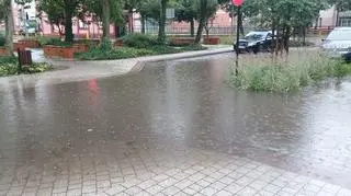 Skutki burzy w Lęborku