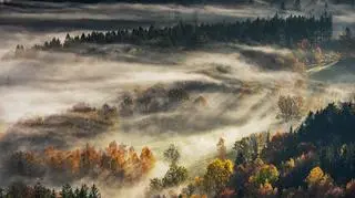 Jesień w Rudawach Janowickich (Dolnośląskie)