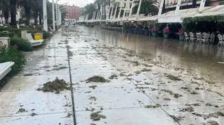 Split po ulewie, Chorwacja
