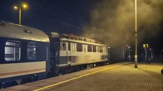 Pożar lokomotywy