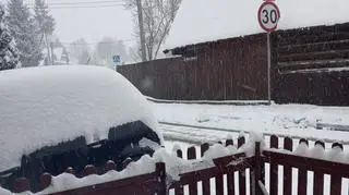Zima w Ostrowsku koło Nowego Targu