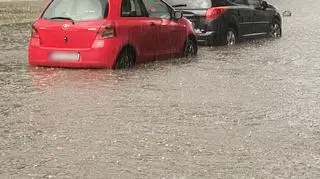 Ulewa w Dąbrowie Górniczej