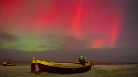 Zorza w Dębkach (Pomorskie), 12.11.2025