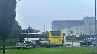 Zderzenie dwóch autobusów, Słupsk (Pomorskie)