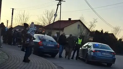 Ewakuacja pociągu, Medyka (Podkarpackie)