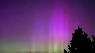 Zorza polarna nad Bałtykiem 