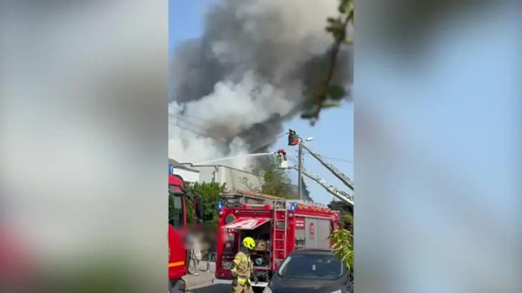 Pożar w Baranowie 