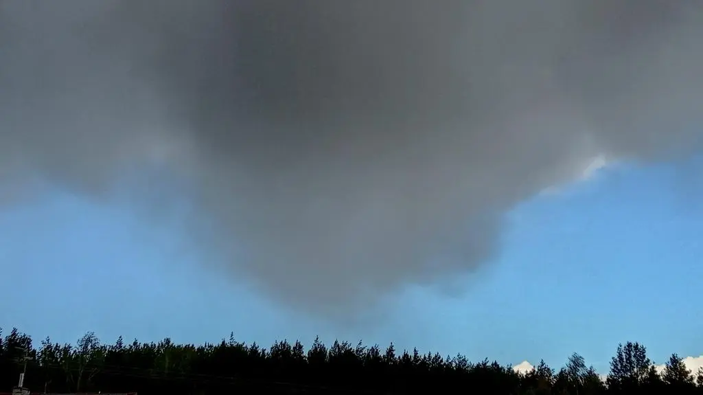 To mógł być microburst. Zdjęcia z Podlasia