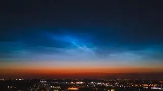 Obłoki srebrzyste w Tychach (Śląskie)