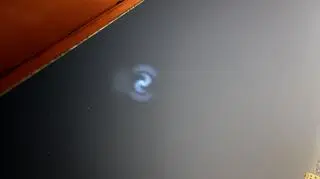 Zjawisko na niebie widziane w Łodzi