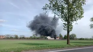 Pożar w Tarnowie (gmina Kruszwica)