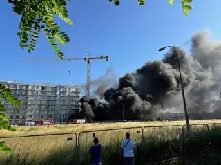 Pożar w Krakowie 