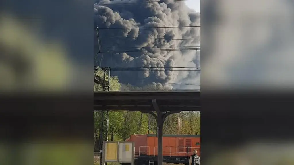 Pożar w Brzegu Dolnym 