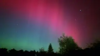 Zorza w okolicach Szczecina 