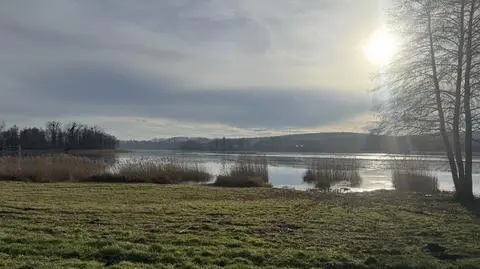 Piękny słoneczny pogodny dzień. Osieczna (Wielkopolskie)