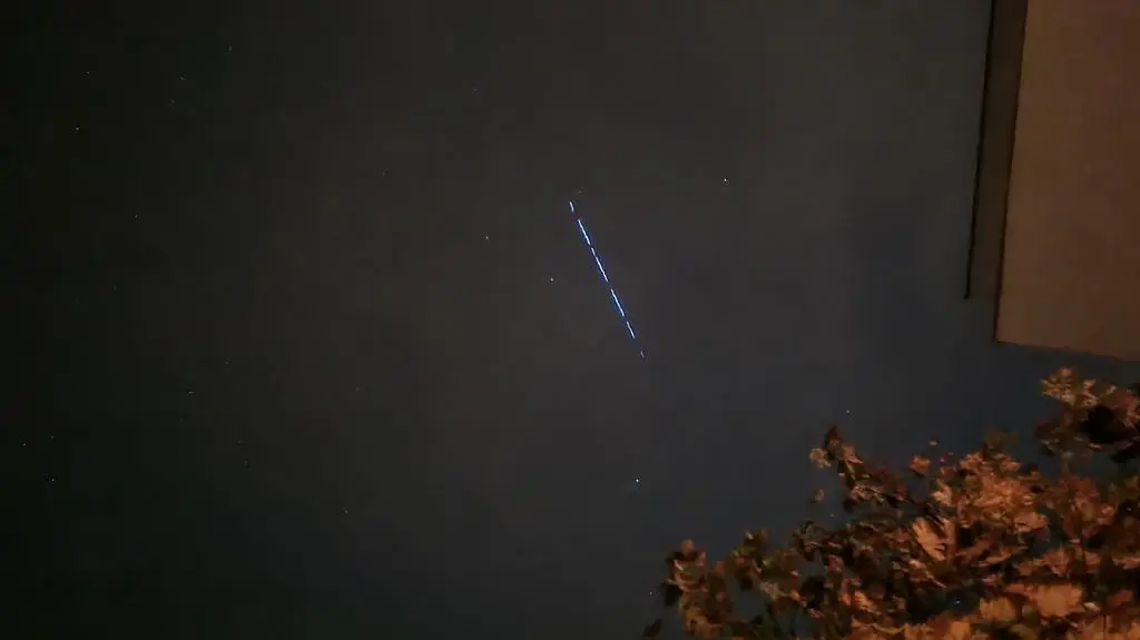 Starlinki nad Wrocławiem