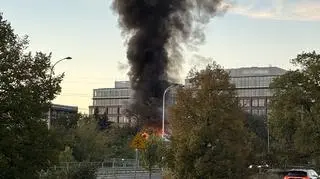 Pożar w Warszawie