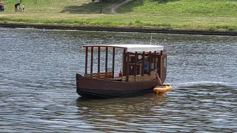 Zderzenie na Wiśle w Krakowie
