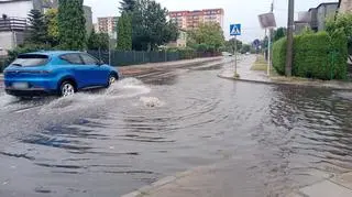 Wejherowo po ulewnych deszczach