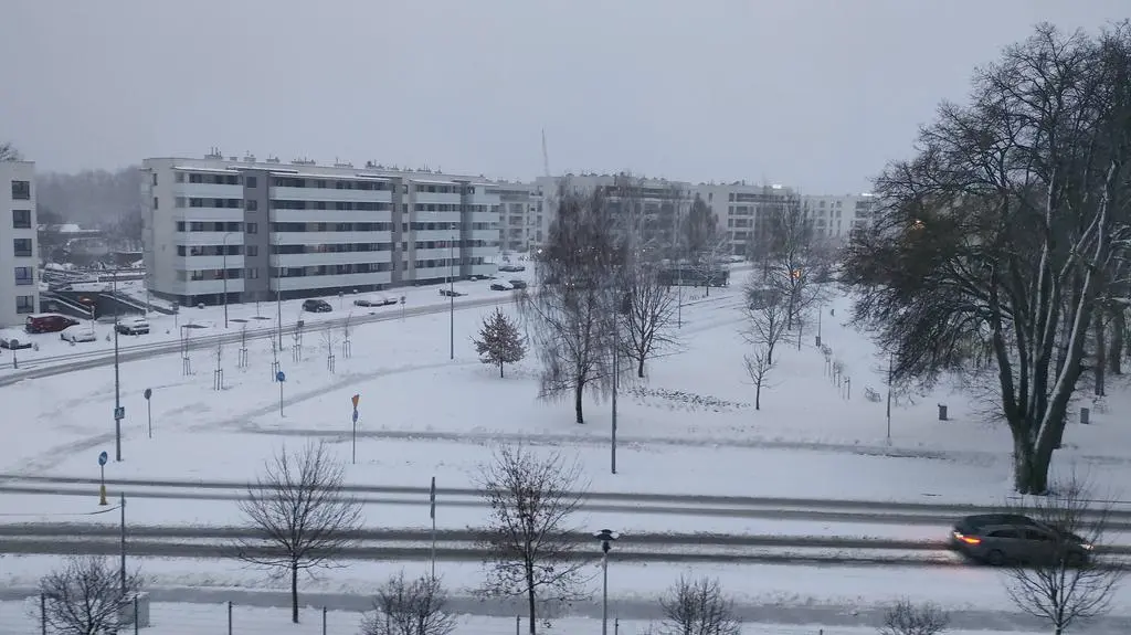 Zima w Ełku