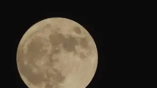 Piękna Pełnia Różowego Księżyca nad Ustką