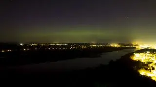 Aurora Borealis nad Grudziądzem