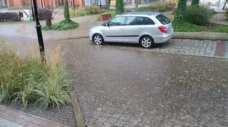 Ulewa w Lęborku 