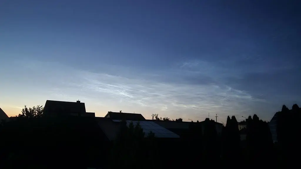 Obłoki srebrzyste, Jedwabne (Podlaskie) 