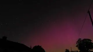 Zorza w noc Perseidów