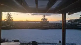 Śnieg w Tuchomie (Pomorskie)