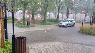 Ulewa w Lęborku 
