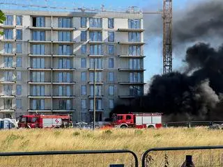 Pożar w Krakowie 