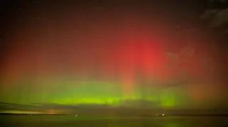 Zorza polarna, Rewa (Pomorskie)