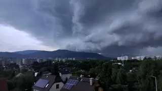 Burzowe chmury, Bielsko-Biała (Śląskie)