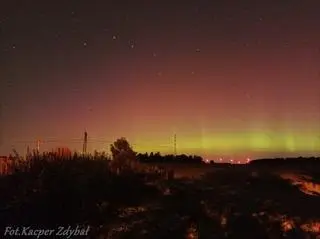 Zorza polarna, Kraśnik (Zachodniopomorskie) 