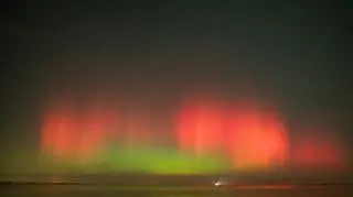 Zorza polarna, Rewa (Pomorskie)