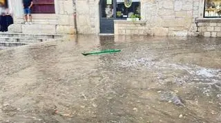 Split po ulewie, Chorwacja