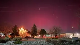 Zorza polarna w stanie Kolorado w Stanach Zjednoczonych