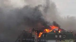 Pożar w Ząbkach 