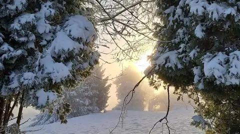 Zima w Istebnej (Śląskie)