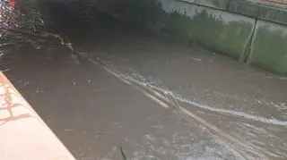 Ulewa i burza w Lęborku