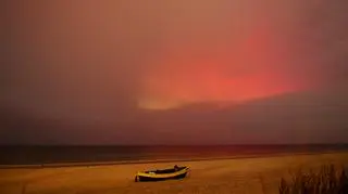 Zorza w Dębkach (Pomorskie), 12.11.2025