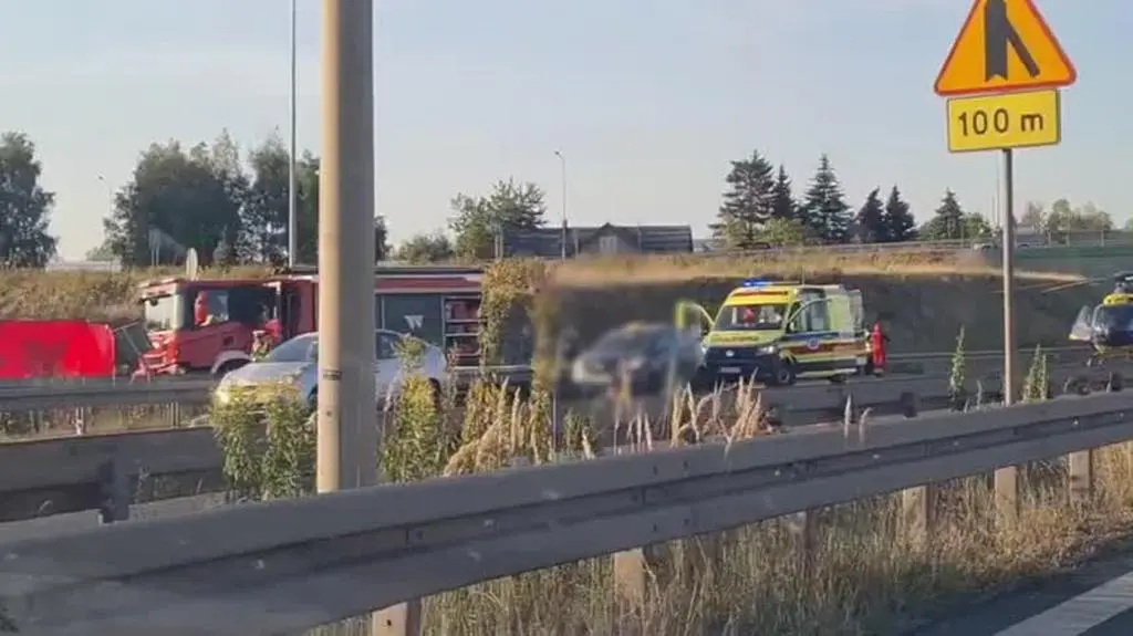 Wypadek na trasie S8