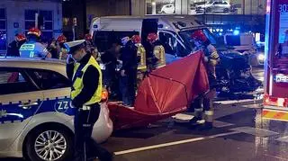 Wypadek z udziałem radiowozu