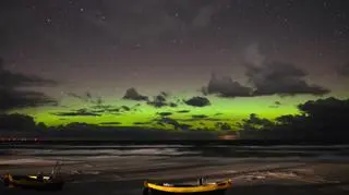 Zorza w Dębkach (Pomorskie)