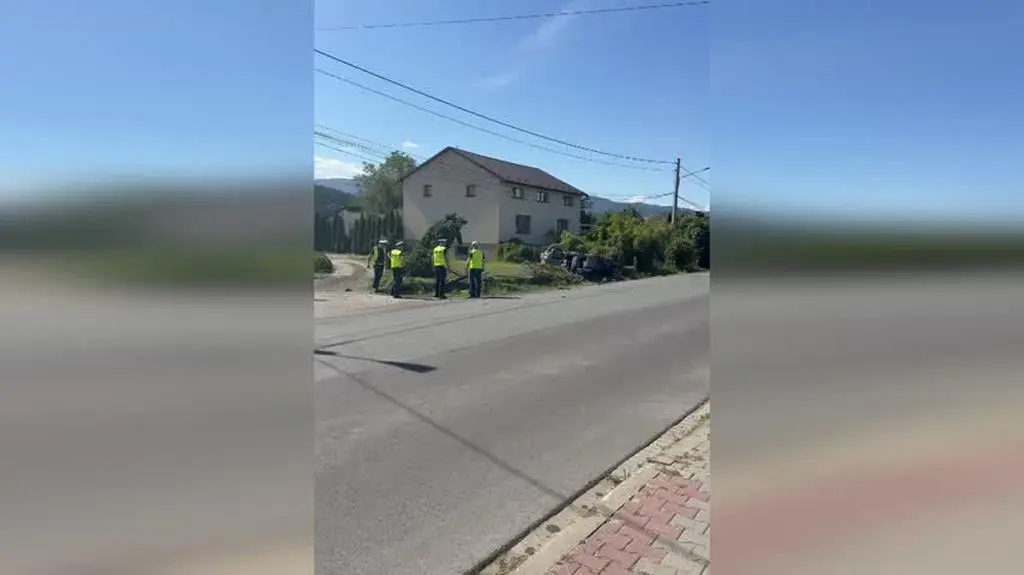 Dachowanie pojazdu, Gołkowice Dolne (Małopolskie)