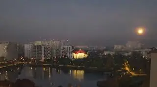 Superpełnia w Warszawie