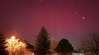 Zorza polarna w stanie Kolorado w Stanach Zjednoczonych